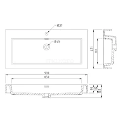 Canto Badkamermeubel Met Wastafel | 100 Cm Mat Zwart Front Mineraalmarmer 2 Lage Lades Onder Elkaar 10 Canto Badkamermeubel Met Wastafel | 100 Cm Mat Zwart Front Mineraalmarmer 2 Lage Lades Onder Elkaar -Badkamer Verkoopwinkel canto badkamermeubel met wastafel 100 cm mat zwart front mineraalmarmer 2 lage lades onder elkaar f02 100022104 4