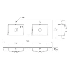 Canto Badkamermeubel Met Wastafel | 120 Cm Hoogglans Wit Front Mineraalmarmer 4 Lades -Badkamer Verkoopwinkel canto badkamermeubel met wastafel 120 cm hoogglans wit front mineraalmarmer 4 lades f02 120020404 3