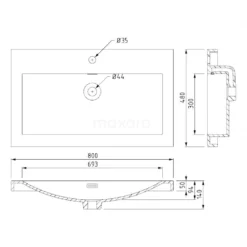 Curve Badkamermeubel Met Wastafel | 80 Cm Mat Zwart Front Mineraalmarmer 1 Lade 9 Curve Badkamermeubel Met Wastafel | 80 Cm Mat Zwart Front Mineraalmarmer 1 Lade -Badkamer Verkoopwinkel curve badkamermeubel met wastafel 80 cm mat zwart front mineraalmarmer 1 lade f01 080012301 4