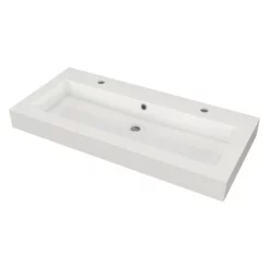 Modulo Badkamermeubel Met Wastafel | 100 Cm Donkergrijs Front Mineraalmarmer Wastafel Met Blad -Badkamer Verkoopwinkel modulo badkamermeubel met wastafel 100 cm donkergrijs front mineraalmarmer wastafel met blad bmw10 00019 1