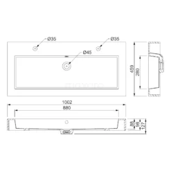 Modulo Badkamermeubel Met Wastafel | 100 Cm Lichtbruin Eiken Greeploos Front Mineraalmarmer Laag Zwevend -Badkamer Verkoopwinkel modulo badkamermeubel met wastafel 100 cm lichtbruin eiken greeploos front mineraalmarmer laag zwevend bmw32 00042 2
