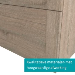 Modulo Badkamermeubel Met Wastafel | 120 Cm Eiken Kader Front Mineraalmarmer 1 Lade -Badkamer Verkoopwinkel modulo badkamermeubel met wastafel 120 cm eiken kader front mineraalmarmer 1 lade bmw11 00598 3