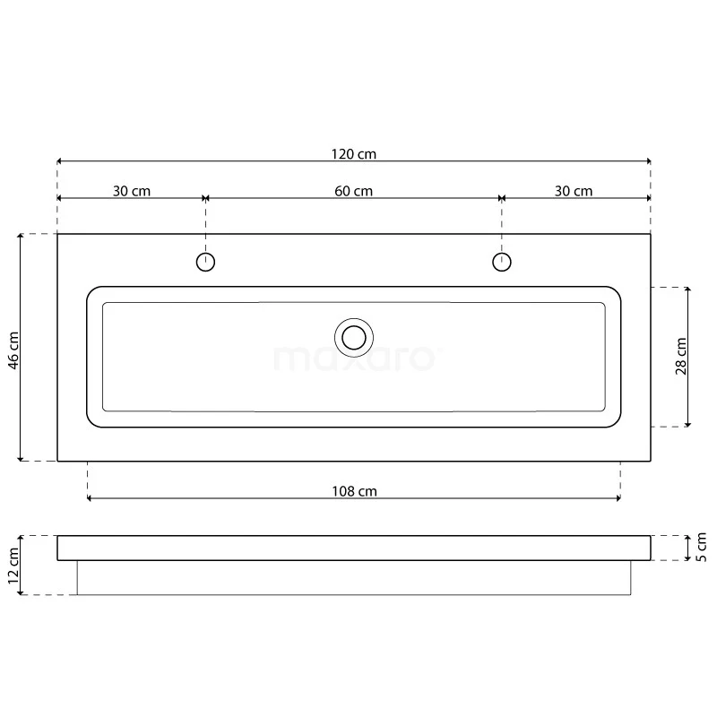 Modulo Badkamermeubel Met Wastafel | 120 Cm Hoogglans Wit Lamel Front Natuursteen 3 Lades Staand 6 Modulo Badkamermeubel Met Wastafel | 120 Cm Hoogglans Wit Lamel Front Natuursteen 3 Lades Staand - Afbeelding 6