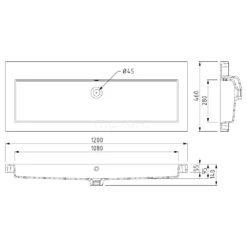 Modulo Badkamermeubel Met Wastafel | 120 Cm Mat Wit Lamel Front Mineraalmarmer 1 Lade -Badkamer Verkoopwinkel modulo badkamermeubel met wastafel 120 cm mat wit lamel front mineraalmarmer 1 lade bmw11 00294 5
