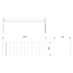 Modulo Badkamermeubel Met Wastafel | 120 Cm Mat Wit Lamel Front Mineraalmarmer 1 Lade -Badkamer Verkoopwinkel modulo badkamermeubel met wastafel 120 cm mat wit lamel front mineraalmarmer 1 lade bmw11 00294 6