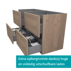 Modulo Badkamermeubel Met Wastafel | 120 Cm Middenbruin Eiken Kader Front Natuursteen 4 Lades 9 Modulo Badkamermeubel Met Wastafel | 120 Cm Middenbruin Eiken Kader Front Natuursteen 4 Lades -Badkamer Verkoopwinkel modulo badkamermeubel met wastafel 120 cm middenbruin eiken kader front natuursteen 4 lades bmw18 00174 1