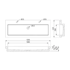 Modulo Badkamermeubel Met Wastafel | 120 Cm Middengrijs Greeploos Front Beton 2 Lades Onder Elkaar -Badkamer Verkoopwinkel modulo badkamermeubel met wastafel 120 cm middengrijs greeploos front beton 2 lades onder elkaar bmw17 02545 6