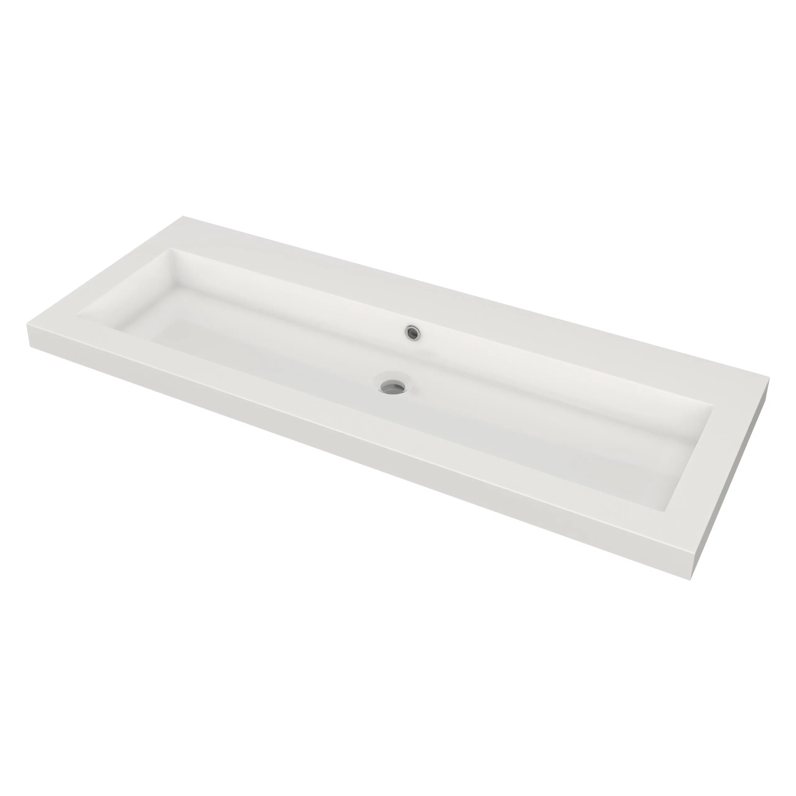 Modulo Badkamermeubel Met Wastafel | 120 Cm Middengrijs Vlak Front Mineraalmarmer 1 Lade 3 Modulo Badkamermeubel Met Wastafel | 120 Cm Middengrijs Vlak Front Mineraalmarmer 1 Lade - Afbeelding 3