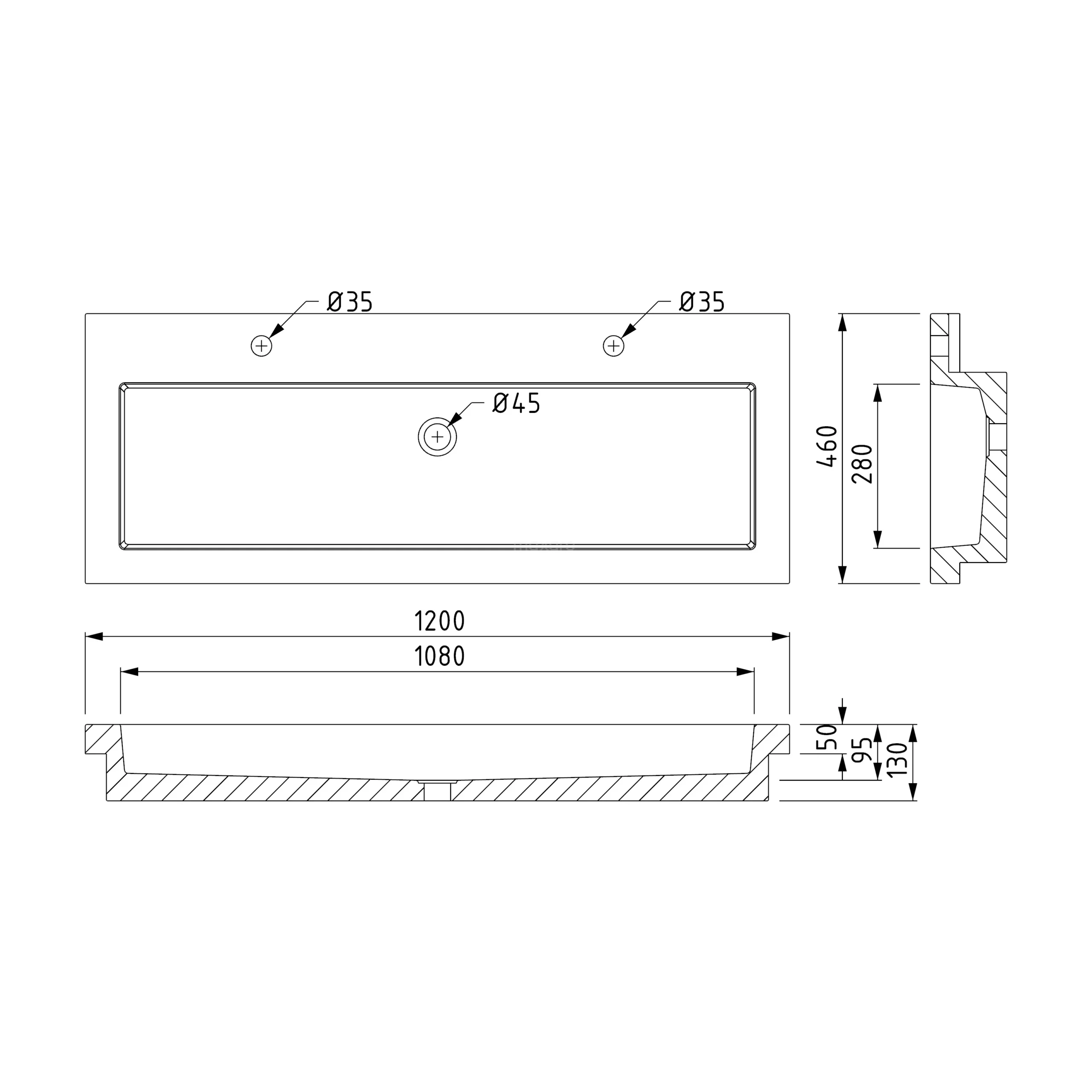 Modulo Badkamermeubel Met Wastafel | 120 Cm Saliegroen Greeploos Front Beton 2 Lades Onder Elkaar 6 Modulo Badkamermeubel Met Wastafel | 120 Cm Saliegroen Greeploos Front Beton 2 Lades Onder Elkaar - Afbeelding 6