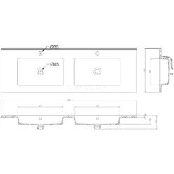 Modulo Badkamermeubel Met Wastafel | 140 Cm Eiken Vlak Front Keramiek 4 Lades 11 Modulo Badkamermeubel Met Wastafel | 140 Cm Eiken Vlak Front Keramiek 4 Lades -Badkamer Verkoopwinkel modulo badkamermeubel met wastafel 140 cm eiken vlak front keramiek 4 lades bmw18 00525 5