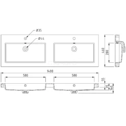 Modulo Badkamermeubel Met Wastafel | 140 Cm Mat Wit Greeploos Front Mineraalmarmer 4 Lades 11 Modulo Badkamermeubel Met Wastafel | 140 Cm Mat Wit Greeploos Front Mineraalmarmer 4 Lades -Badkamer Verkoopwinkel modulo badkamermeubel met wastafel 140 cm mat wit greeploos front mineraalmarmer 4 lades bmw18 00486 5
