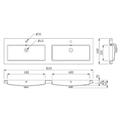Modulo Badkamermeubel Met Wastafel | 160 Cm Donkergrijs Vlak Front Mineraalmarmer 4 Lades 11 Modulo Badkamermeubel Met Wastafel | 160 Cm Donkergrijs Vlak Front Mineraalmarmer 4 Lades -Badkamer Verkoopwinkel modulo badkamermeubel met wastafel 160 cm donkergrijs vlak front mineraalmarmer 4 lades bmw18 00645 5