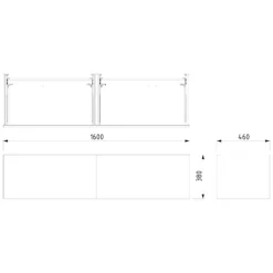 Modulo Badkamermeubel Met Wastafel | 160 Cm Lichtbruin Eiken Vlak Front Mineraalmarmer 2 Lades Naast Elkaar 13 Modulo Badkamermeubel Met Wastafel | 160 Cm Lichtbruin Eiken Vlak Front Mineraalmarmer 2 Lades Naast Elkaar -Badkamer Verkoopwinkel modulo badkamermeubel met wastafel 160 cm lichtbruin eiken vlak front mineraalmarmer 2 lades naast elkaar bmw12 00311 6