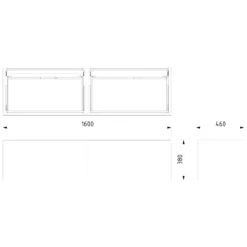 Modulo Badkamermeubel Met Wastafel | 160 Cm Mat Zwart Greeploos Front Mineraalmarmer 2 Lades Naast Elkaar 13 Modulo Badkamermeubel Met Wastafel | 160 Cm Mat Zwart Greeploos Front Mineraalmarmer 2 Lades Naast Elkaar -Badkamer Verkoopwinkel modulo badkamermeubel met wastafel 160 cm mat zwart greeploos front mineraalmarmer 2 lades naast elkaar bmw12 00182 6