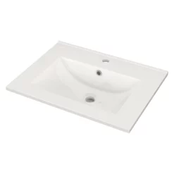 Modulo Badkamermeubel Met Wastafel | 60 Cm Donkerbruin Eiken Kader Front Keramiek 2 Lades Onder Elkaar -Badkamer Verkoopwinkel modulo badkamermeubel met wastafel 60 cm donkerbruin eiken kader front keramiek 2 lades onder elkaar bmw17 00179 2