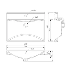 Modulo Badkamermeubel Met Wastafel | 60 Cm Lichtbruin Eiken Greeploos Front Keramiek 1 Lade -Badkamer Verkoopwinkel modulo badkamermeubel met wastafel 60 cm lichtbruin eiken greeploos front keramiek 1 lade bmw11 03339 3