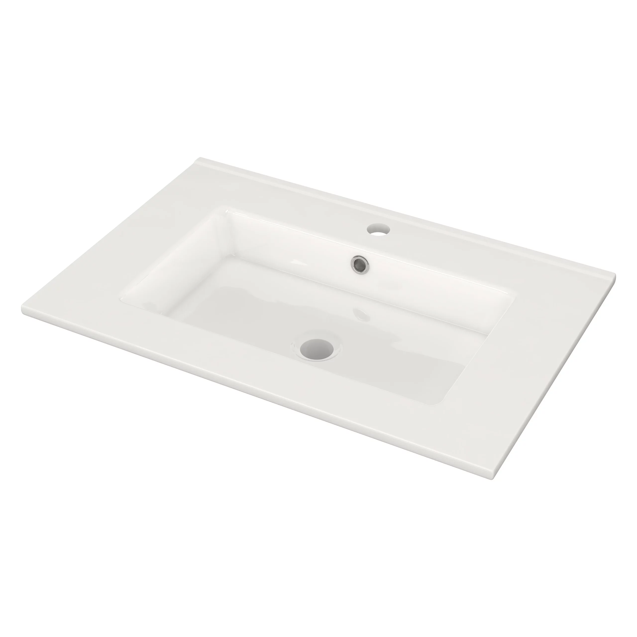 Modulo Badkamermeubel Met Wastafel | 70 Cm Hoogglans Zwart Greeploos Front Keramiek 1 Lade 3 Modulo Badkamermeubel Met Wastafel | 70 Cm Hoogglans Zwart Greeploos Front Keramiek 1 Lade - Afbeelding 3