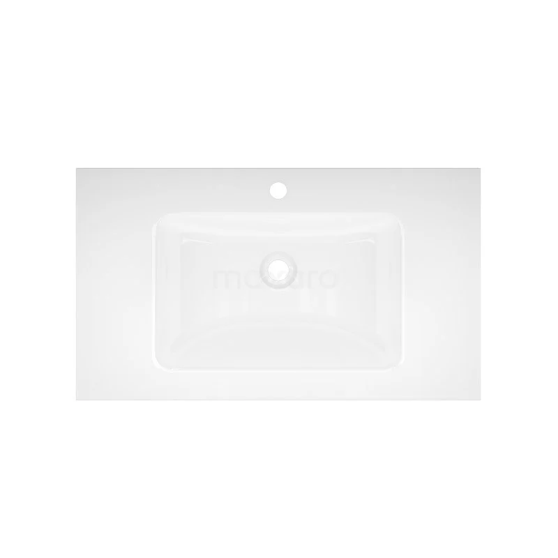 Modulo Badkamermeubel Met Wastafel | 80 Cm Middengrijs Lamel Front Glas 1 Lade 5 Modulo Badkamermeubel Met Wastafel | 80 Cm Middengrijs Lamel Front Glas 1 Lade - Afbeelding 5