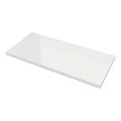 Modulo Plato Badkamermeubel Voor Waskom | 100 Cm Hoogglans Wit Lamel Front Hoogglans Wit Blad 1 Lade -Badkamer Verkoopwinkel modulo plato badkamermeubel voor waskom 100 cm hoogglans wit lamel front hoogglans wit blad 1 lade bmk11 00008 2