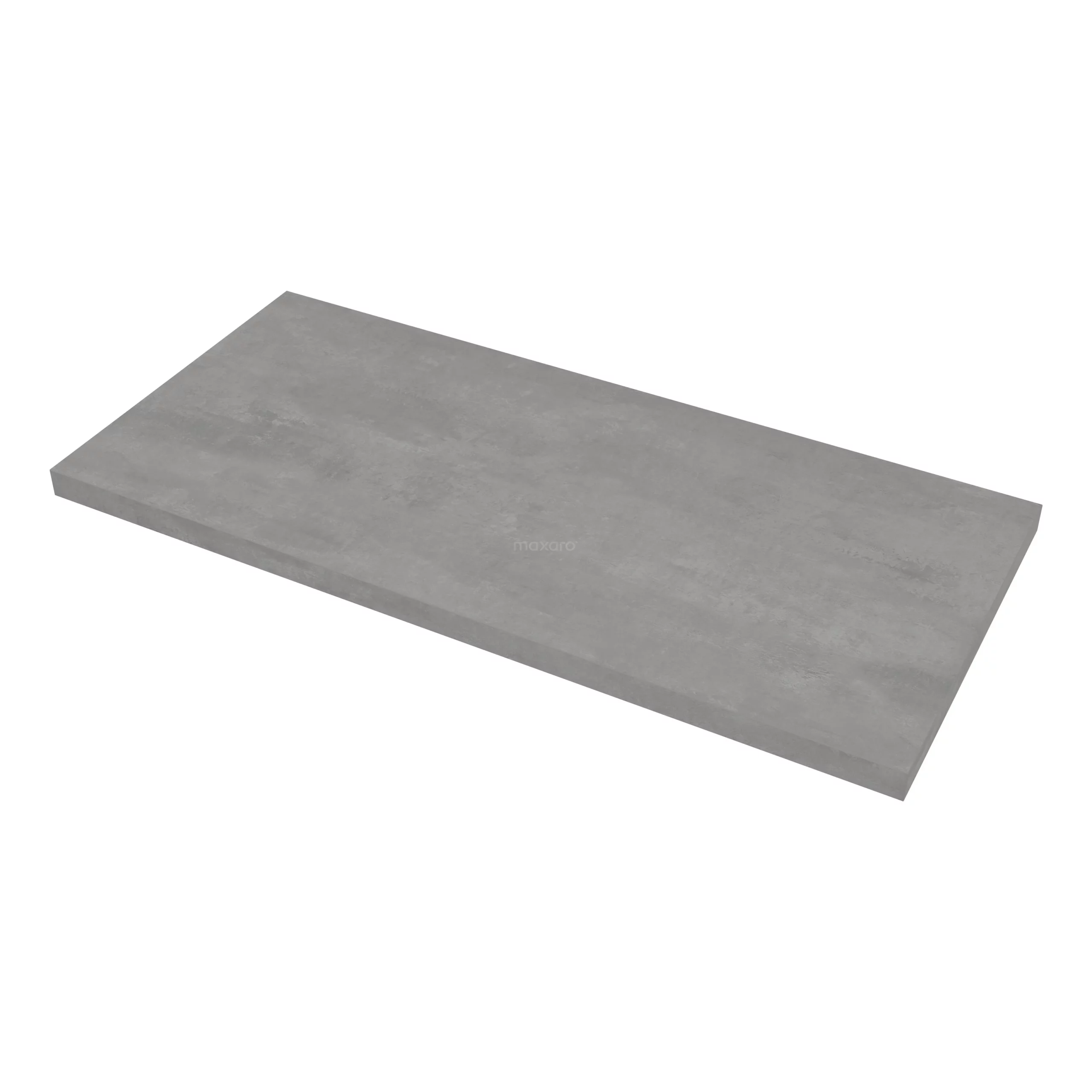 Modulo Plato Badkamermeubel Voor Waskom | 100 Cm Hoogglans Wit Lamel Front Lichtgrijs Beton Blad 1 Lade 3 Modulo Plato Badkamermeubel Voor Waskom | 100 Cm Hoogglans Wit Lamel Front Lichtgrijs Beton Blad 1 Lade - Afbeelding 3