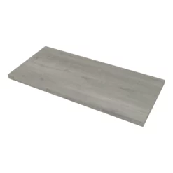 Modulo Plato Badkamermeubel Voor Waskom | 100 Cm Mat Wit Lamel Front Grijs Eiken Blad 1 Lade -Badkamer Verkoopwinkel modulo plato badkamermeubel voor waskom 100 cm mat wit lamel front grijs eiken blad 1 lade bmk11 00706 2
