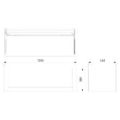 Modulo Plato Badkamermeubel Voor Waskom | 120 Cm Donkerbruin Eiken Kader Front Donkerbruin Eiken Blad 1 Lade -Badkamer Verkoopwinkel modulo plato badkamermeubel voor waskom 120 cm donkerbruin eiken kader front donkerbruin eiken blad 1 lade bmk11 00112 6