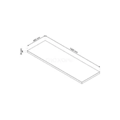 Modulo Plato Badkamermeubel Voor Waskom | 140 Cm Donkergrijs Beton Vlak Front Donkergrijs Beton Blad 4 Lades 12 Modulo Plato Badkamermeubel Voor Waskom | 140 Cm Donkergrijs Beton Vlak Front Donkergrijs Beton Blad 4 Lades -Badkamer Verkoopwinkel modulo plato badkamermeubel voor waskom 140 cm donkergrijs beton vlak front donkergrijs beton blad 4 lades bmk18 00096 5