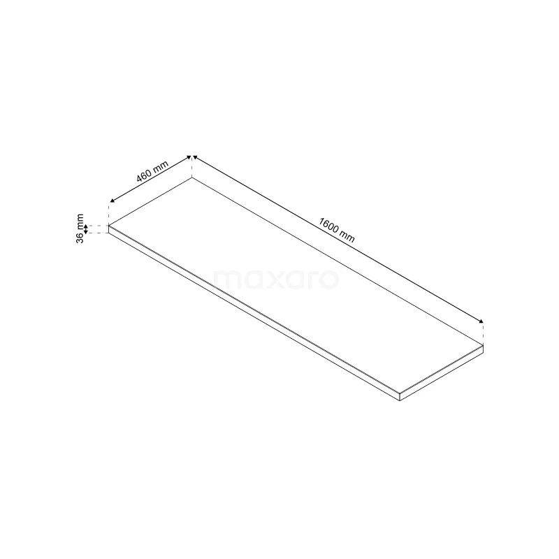 Modulo Plato Badkamermeubel Voor Waskom | 160 Cm Lichtbruin Eiken Kader Front Lichtbruin Eiken Blad 4 Lades 6 Modulo Plato Badkamermeubel Voor Waskom | 160 Cm Lichtbruin Eiken Kader Front Lichtbruin Eiken Blad 4 Lades - Afbeelding 6
