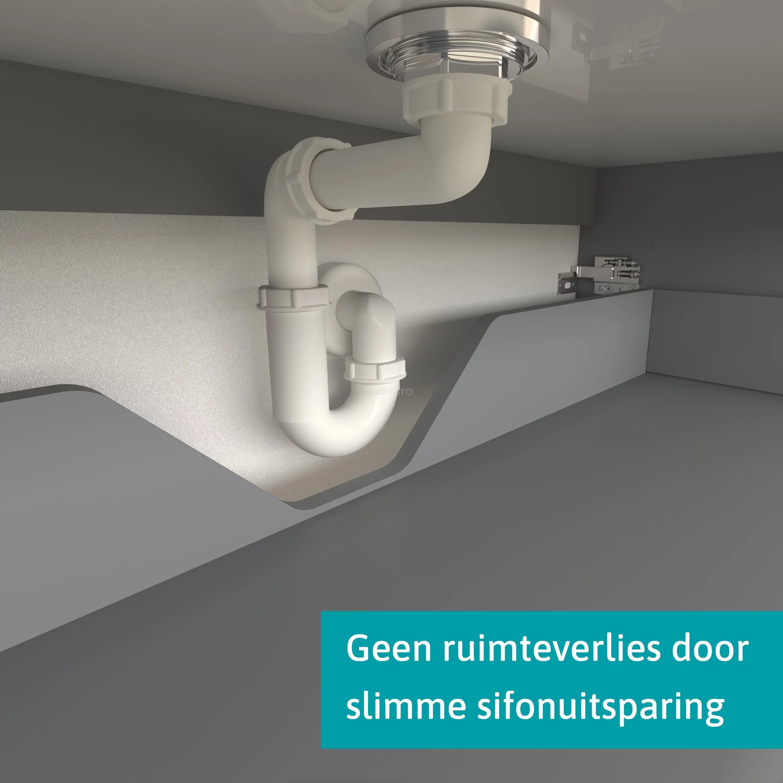 Modulo Plato Badkamermeubel Voor Waskom | 60 Cm Mat Zwart Vlak Front Hoogglans Wit Blad 1 Lade 5 Modulo Plato Badkamermeubel Voor Waskom | 60 Cm Mat Zwart Vlak Front Hoogglans Wit Blad 1 Lade - Afbeelding 5