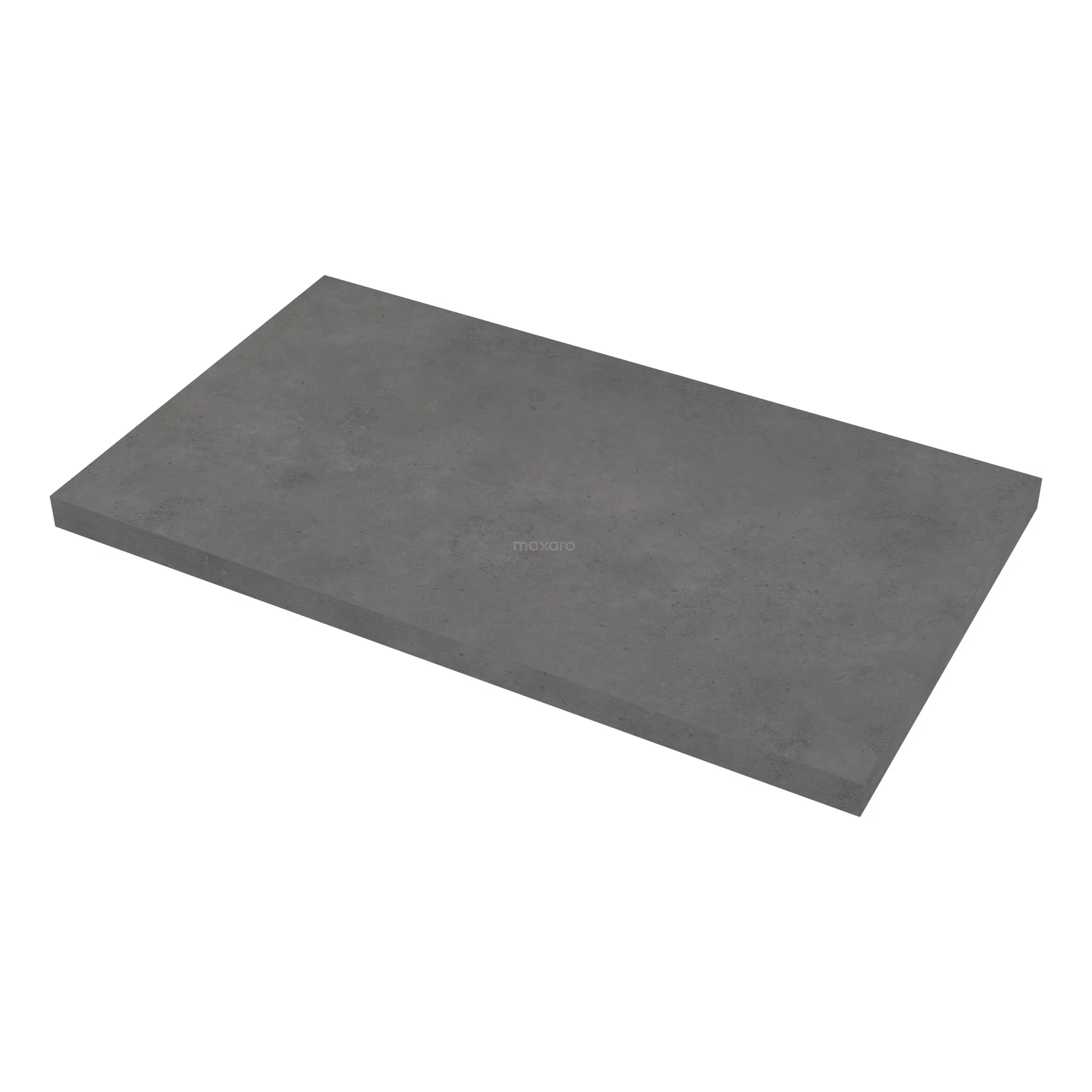 Modulo Plato Badkamermeubel Voor Waskom | 80 Cm Donkerbruin Eiken Greeploos Front Donkergrijs Beton Blad 1 Lade 2 Modulo Plato Badkamermeubel Voor Waskom | 80 Cm Donkerbruin Eiken Greeploos Front Donkergrijs Beton Blad 1 Lade - Afbeelding 2