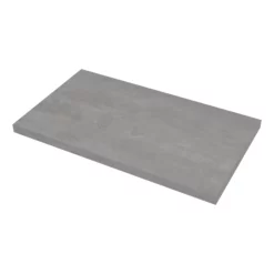 Modulo Plato Badkamermeubel Voor Waskom | 80 Cm Middenbruin Eiken Vlak Front Lichtgrijs Beton Blad 1 Lade -Badkamer Verkoopwinkel modulo plato badkamermeubel voor waskom 80 cm middenbruin eiken vlak front lichtgrijs beton blad 1 lade bmk11 01425 2