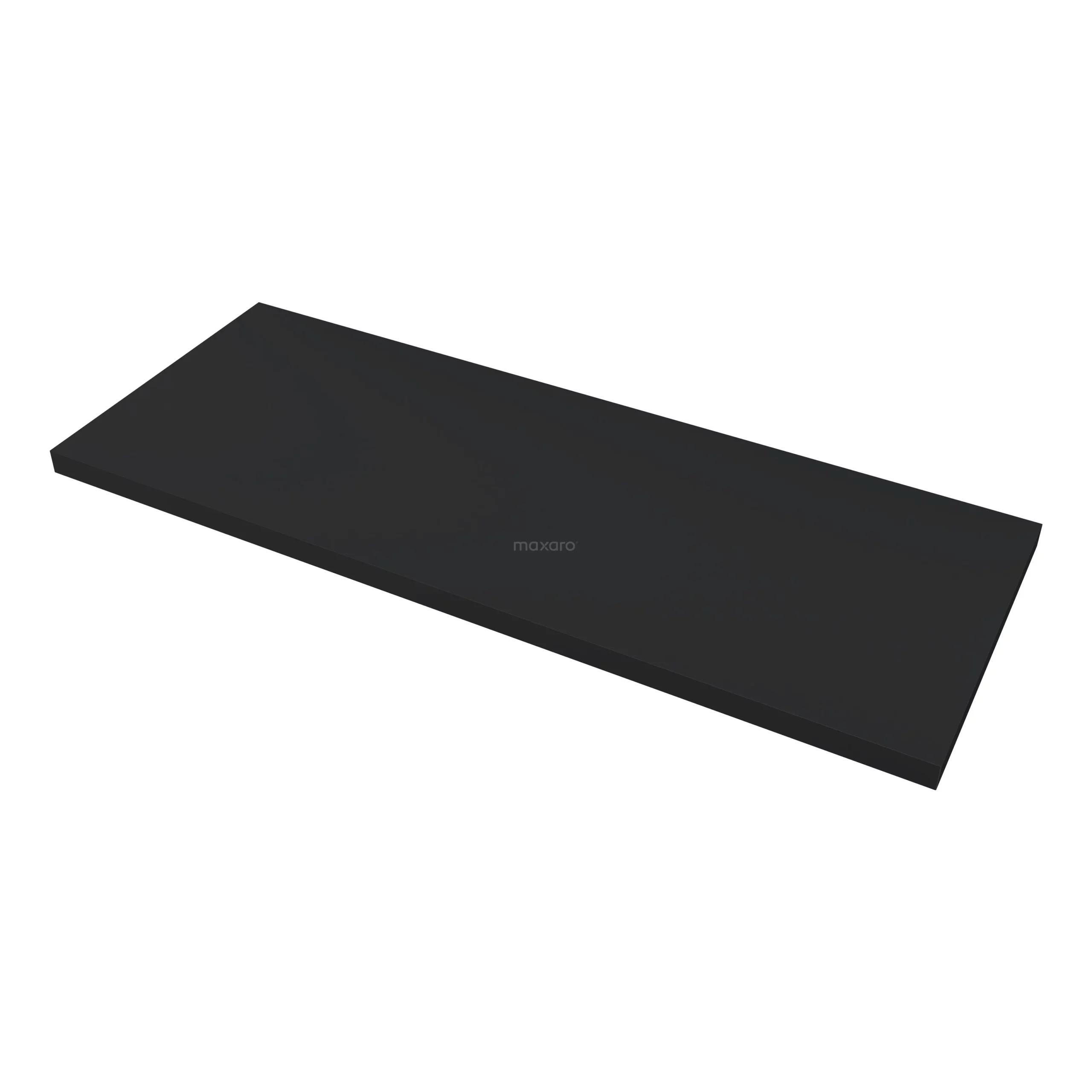 Modulo Plato Slim Badkamermeubel Voor Waskom | 120 Cm Mat Zwart Greeploos Front Mat Zwart Blad 2 Lades Onder Elkaar 3 Modulo Plato Slim Badkamermeubel Voor Waskom | 120 Cm Mat Zwart Greeploos Front Mat Zwart Blad 2 Lades Onder Elkaar - Afbeelding 3