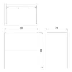 Modulo Plato Slim Badkamermeubel Voor Waskom | 60 Cm Lichtgrijs Beton Vlak Front Lichtgrijs Beton Blad 2 Lades Onder Elkaar -Badkamer Verkoopwinkel modulo plato slim badkamermeubel voor waskom 60 cm lichtgrijs beton vlak front lichtgrijs beton blad 2 lades onder elkaar bmk37 00063 6