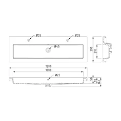 Modulo Slim Badkamermeubel Met Wastafel | 120 Cm Donkergrijs Beton Vlak Front Mineraalmarmer 2 Lades Onder Elkaar -Badkamer Verkoopwinkel modulo slim badkamermeubel met wastafel 120 cm donkergrijs beton vlak front mineraalmarmer 2 lades onder elkaar bmw37 00416 5