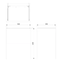 Modulo Slim Badkamermeubel Met Wastafel | 50 Cm Eiken Vlak Front Mineraalmarmer 2 Lades Onder Elkaar -Badkamer Verkoopwinkel modulo slim badkamermeubel met wastafel 50 cm eiken vlak front mineraalmarmer 2 lades onder elkaar bmw37 00041 6