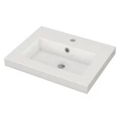 Modulo Slim Badkamermeubel Met Wastafel | 50 Cm Lichtgrijs Eiken Vlak Front Mineraalmarmer 2 Lades Onder Elkaar -Badkamer Verkoopwinkel modulo slim badkamermeubel met wastafel 50 cm lichtgrijs eiken vlak front mineraalmarmer 2 lades onder elkaar bmw37 00037 2