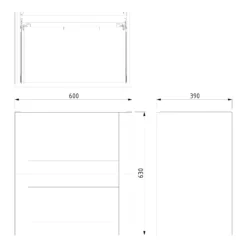Modulo Slim Badkamermeubel Met Wastafel | 60 Cm Grijs Eiken Kader Front Keramiek 2 Lades Onder Elkaar 13 Modulo Slim Badkamermeubel Met Wastafel | 60 Cm Grijs Eiken Kader Front Keramiek 2 Lades Onder Elkaar -Badkamer Verkoopwinkel modulo slim badkamermeubel met wastafel 60 cm grijs eiken kader front keramiek 2 lades onder elkaar bmw37 00154 6