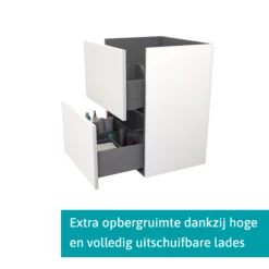 Modulo Slim Badkamermeubel Met Wastafel | 60 Cm Mat Wit Vlak Front Keramiek 2 Lades Onder Elkaar 8 Modulo Slim Badkamermeubel Met Wastafel | 60 Cm Mat Wit Vlak Front Keramiek 2 Lades Onder Elkaar -Badkamer Verkoopwinkel modulo slim badkamermeubel met wastafel 60 cm mat wit vlak front keramiek 2 lades onder elkaar bmw37 00618 1