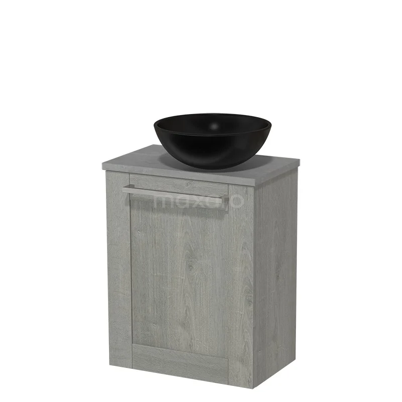 Toiletmeubel Met Waskom Keramiek Modulo Grijs Eiken Kader 41 Cm Lichtgrijs Beton Blad 2 Toiletmeubel Met Waskom Keramiek Modulo Grijs Eiken Kader 41 Cm Lichtgrijs Beton Blad - Afbeelding 2