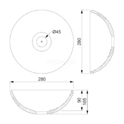 Toiletmeubel Met Waskom Keramiek Modulo Middengrijs Vlak 41 Cm Donkergrijs Beton Blad -Badkamer Verkoopwinkel toiletmeubel met waskom keramiek modulo middengrijs vlak 41 cm donkergrijs beton blad tmk10 03053 5