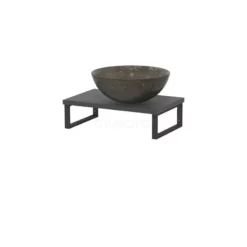 Toiletmeubel Met Waskom Natuursteen Modulo Donkergrijs 41 Cm Wandbeugels Zwart -Badkamer Verkoopwinkel toiletmeubel met waskom natuursteen modulo donkergrijs 41 cm wandbeugels zwart tmk01 00047 1