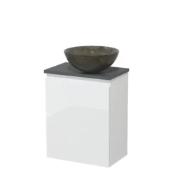 Toiletmeubel Met Waskom Natuursteen Modulo Hoogglans Wit Greeploos 41 Cm Donkergrijs Blad 9 Toiletmeubel Met Waskom Natuursteen Modulo Hoogglans Wit Greeploos 41 Cm Donkergrijs Blad -Badkamer Verkoopwinkel toiletmeubel met waskom natuursteen modulo hoogglans wit greeploos 41 cm donkergrijs blad tmk10 00844 1