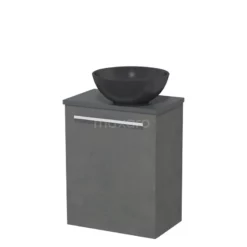 Toiletmeubel Met Waskom Quartz Modulo Donkergrijs Beton Vlak 41 Cm Donkergrijs Blad 9 Toiletmeubel Met Waskom Quartz Modulo Donkergrijs Beton Vlak 41 Cm Donkergrijs Blad -Badkamer Verkoopwinkel toiletmeubel met waskom quartz modulo donkergrijs beton vlak 41 cm donkergrijs blad tmk10 02682 1