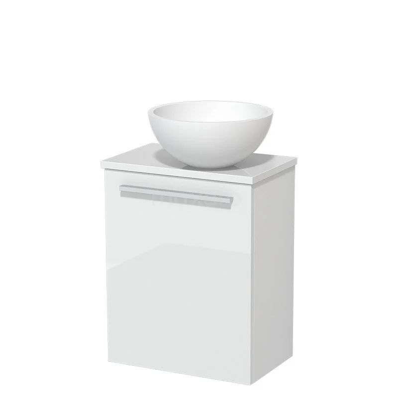 Toiletmeubel Met Waskom Solid Surface Mat Modulo Hoogglans Wit 41 Cm 2 Toiletmeubel Met Waskom Solid Surface Mat Modulo Hoogglans Wit 41 Cm - Afbeelding 2