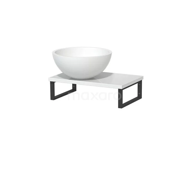 Toiletmeubel Met Waskom Solid Surface Mat Modulo Hoogglans Wit 41 Cm Wandbeugels Zwart 1 Toiletmeubel Met Waskom Solid Surface Mat Modulo Hoogglans Wit 41 Cm Wandbeugels Zwart