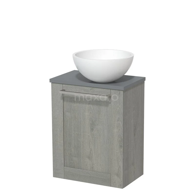 Toiletmeubel Met Waskom Solid Surface Modulo Grijs Eiken Kader 41 Cm Middengrijs Blad 2 Toiletmeubel Met Waskom Solid Surface Modulo Grijs Eiken Kader 41 Cm Middengrijs Blad - Afbeelding 2