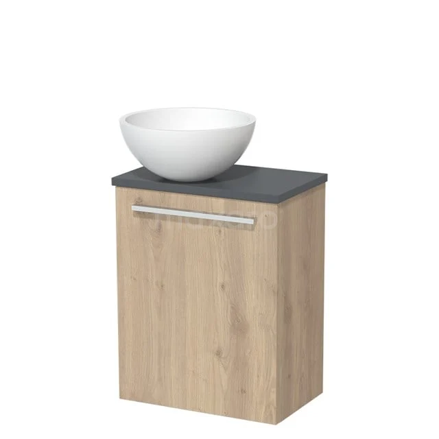 Toiletmeubel Met Waskom Solid Surface Modulo Lichtbruin Eiken Vlak 41 Cm Donkergrijs Blad 1 Toiletmeubel Met Waskom Solid Surface Modulo Lichtbruin Eiken Vlak 41 Cm Donkergrijs Blad