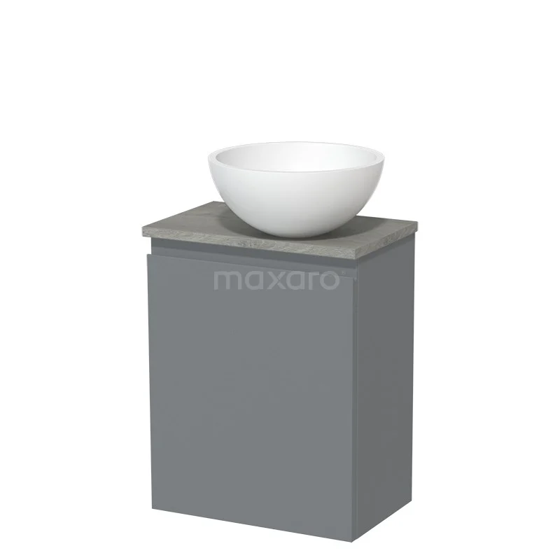 Toiletmeubel Met Waskom Solid Surface Modulo Middengrijs Greeploos 41 Cm Grijs Eiken Blad 2 Toiletmeubel Met Waskom Solid Surface Modulo Middengrijs Greeploos 41 Cm Grijs Eiken Blad - Afbeelding 2